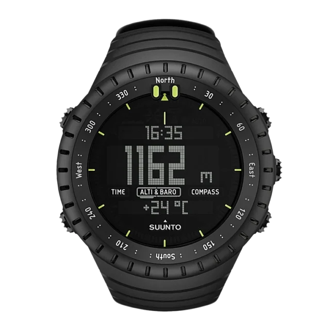 Überholte Suunto Core, komplett All Black