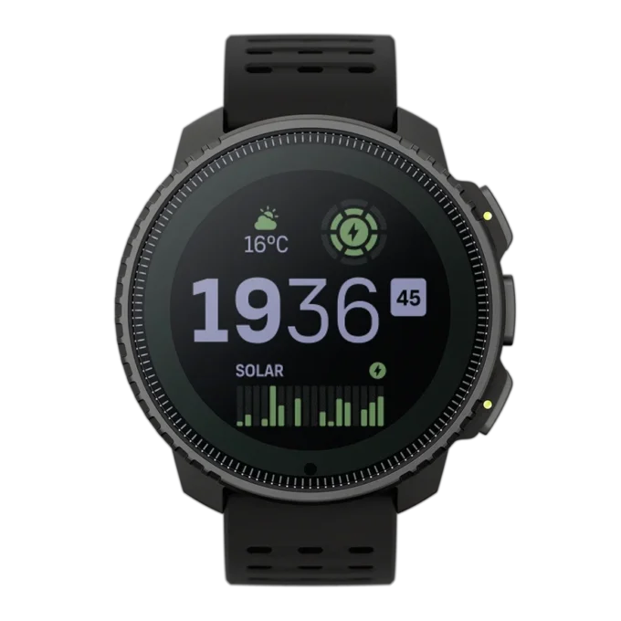 Überholte Suunto Vertical Solar, komplett in All Black