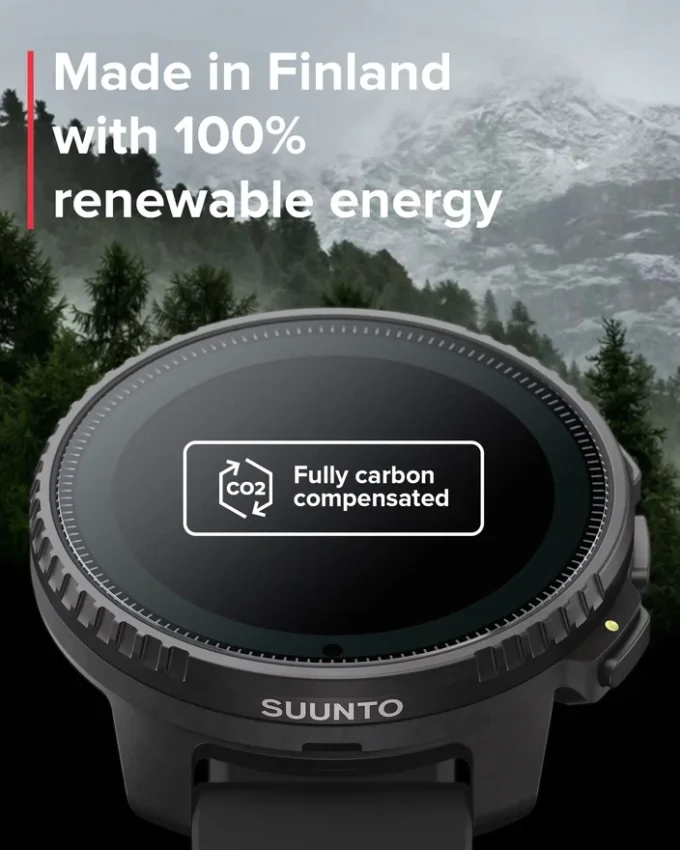 Überholte Suunto Vertical Solar, komplett in All Black