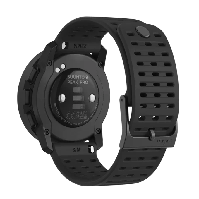 Überholtes Suunto 9 Peak Pro, komplett in All Black Überholtes Suunto 9 Peak Pro, komplett in All Black