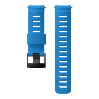 Blaues 24-mm-Silikonarmband von Suunto, speziell für das Tauchen entwickelt