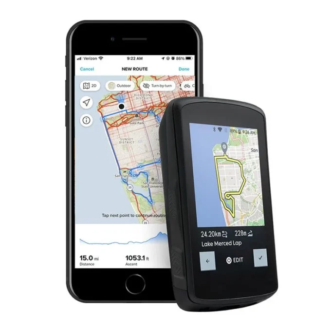 Karoo 2 Fahrradcomputer – Navigation auf einem Display wie beim Smartphone