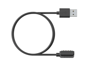Schwarzes magnetisches USB-Kabel – Laden und Aktualisieren Ihrer Suunto-Uhr