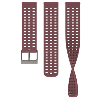 Suunto 22 mm Athletic 2 Silikonarmband, Dark Ruby, S+M