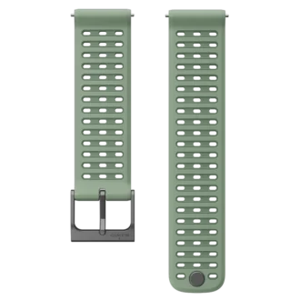 Suunto 22 mm Athletic 9 Silikonarmband Salbeigrün S+M