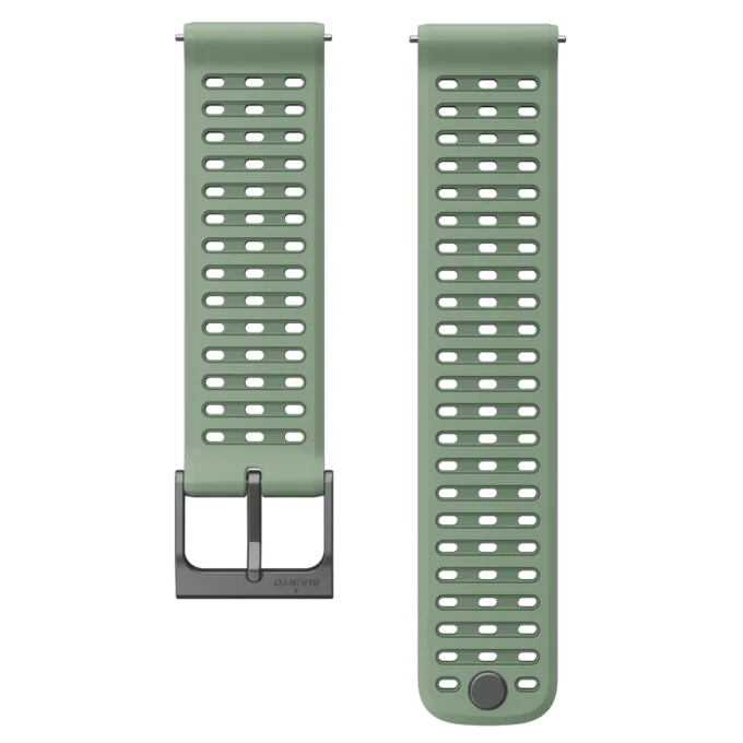 Suunto 22 mm Athletic 9 Silikonarmband Salbeigrün S+M Suunto 22 mm Athletic 9 Silikonarmband Salbeigrün S+M