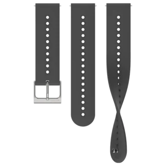 Suunto 22 mm Urban 4 Silikonarmband schiefergrau S+M