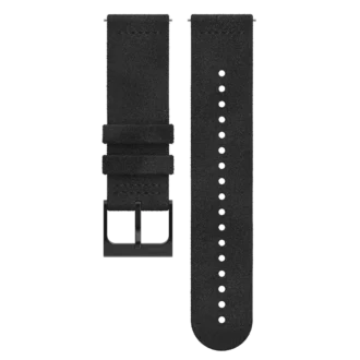 Suunto 22 mm Urban 5 Mikrofaserarmband, All Black, M