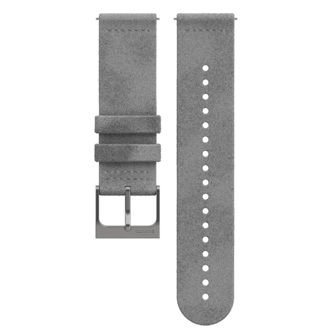 Suunto 22 mm Urban 5 Mikrofaserarmband steingrau M Suunto 22 mm Urban 5 Mikrofaserarmband steingrau M