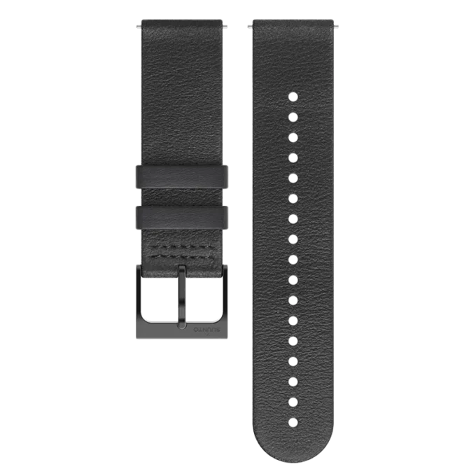 Suunto 22 mm Urban 6 Lederarmband, All Black, M Suunto 22 mm Urban 6 Lederarmband, All Black, M
