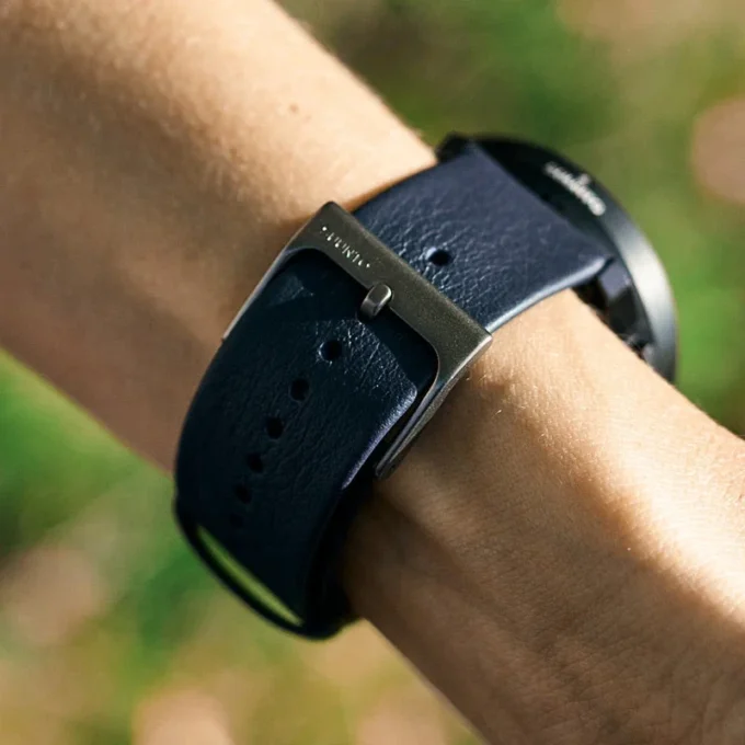 Suunto 22 mm Urban 6 Lederarmband Granitblau M Suunto 22 mm Urban 6 Lederarmband Granitblau M