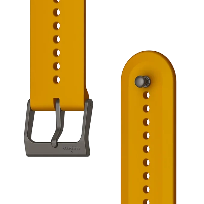 Suunto 22 mm Urban 7 Silikonarmband, ocker, Größe S Suunto 22 mm Urban 7 Silikonarmband, ocker, Größe S