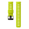 Suunto 24-mm-Armband für Tauchausrüstung 1 aus Silikon, limettengrün-schwarz, Größe M Suunto 24-mm-Armband für Tauchausrüstung 1 aus Silikon, limettengrün-schwarz, Größe M