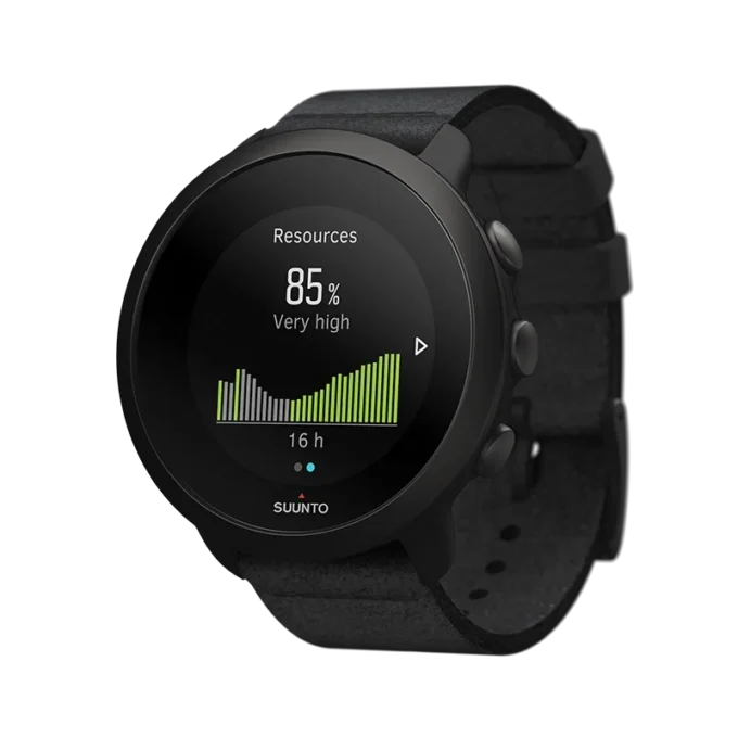 Suunto 3 All Black – kompakte Sportuhr für Gesundheit und Wohlbefinden