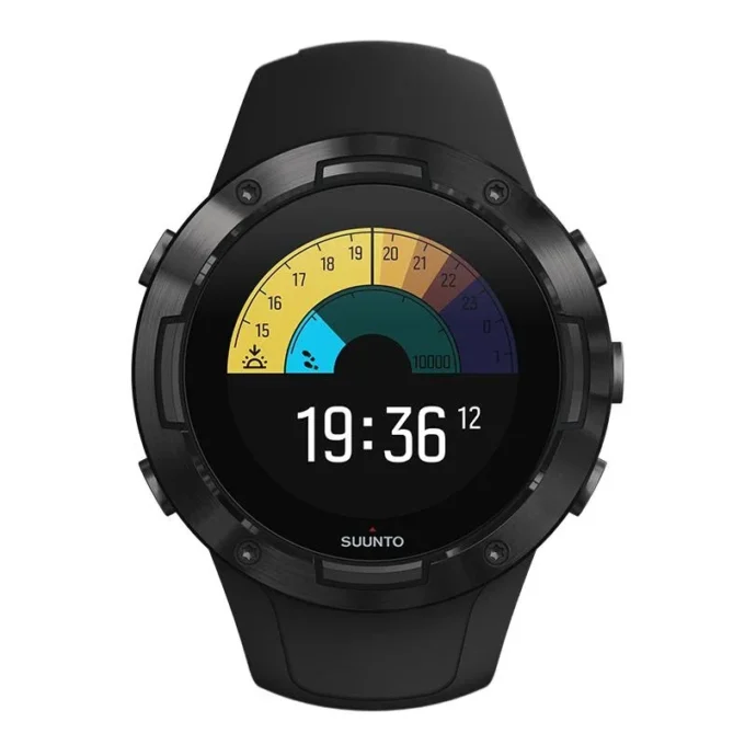 Suunto 5 All Black – kompakte GPS-Sportuhr mit hervorragender Akkulaufzeit
