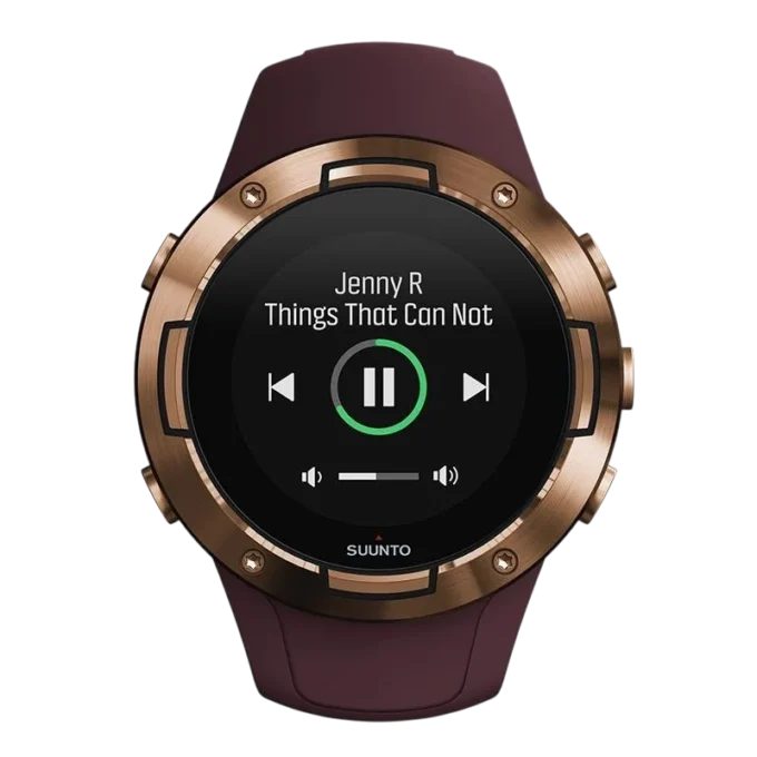 Suunto 5 Burgundy Copper – kompakte GPS-Sportuhr mit hervorragender Akkulaufzeit