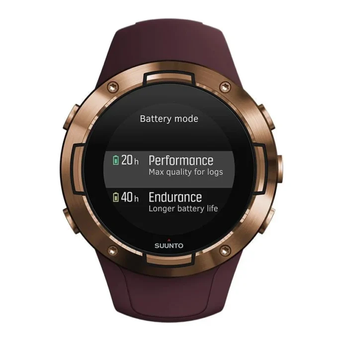 Suunto 5 Burgundy Copper – kompakte GPS-Sportuhr mit hervorragender Akkulaufzeit