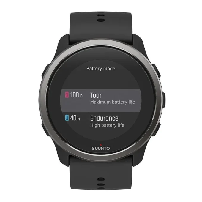 Suunto 5 Peak Black – leichte Multisportuhr für Training, Erkundungen und Wohlbefinden
