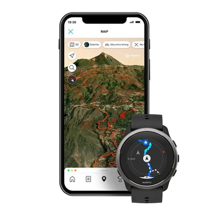 Suunto 5 Peak Cave Green – leichte Multisportuhr für Training, Erkundungen und Wohlbefinden