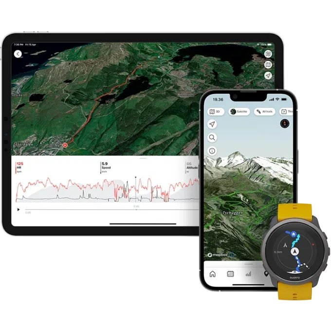 Suunto 5 Peak Ocker – leichte Multisportuhr für Training, Erkundung und Wohlbefinden