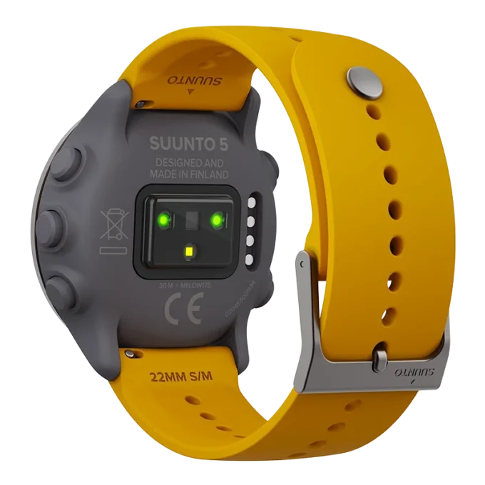 Suunto 5 Peak Ocker – leichte Multisportuhr für Training, Erkundung und Wohlbefinden