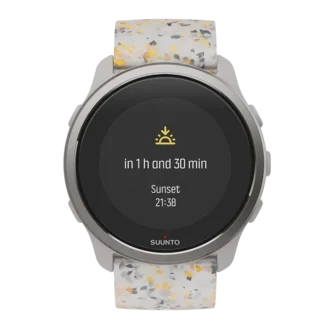 Suunto 5 Peak Ridge Sand Multicolor – leichte Multisportuhr für Training, Erkundung und Wohlbefinden