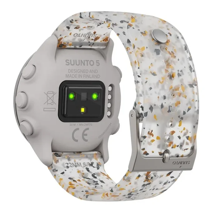 Suunto 5 Peak Ridge Sand Multicolor – leichte Multisportuhr für Training, Erkundung und Wohlbefinden