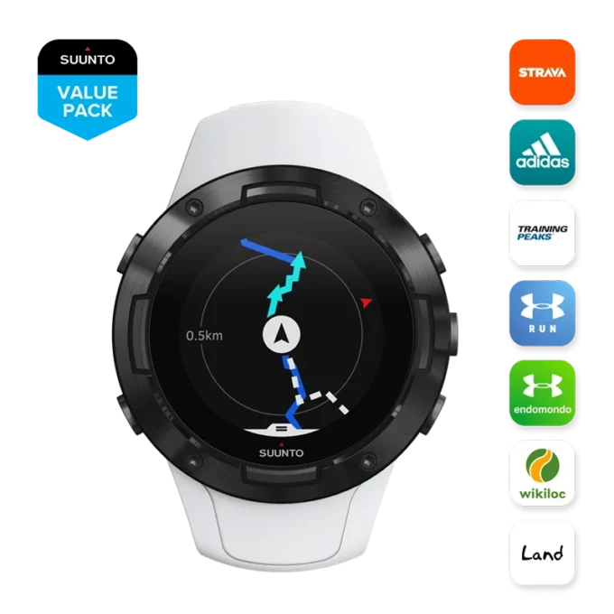 Suunto 5 weiß schwarz Suunto 5 weiß schwarz