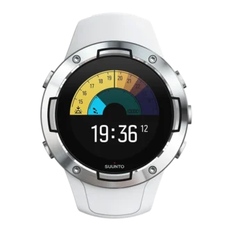 Suunto 5 White – kompakte GPS-Sportuhr mit hervorragender Akkulaufzeit