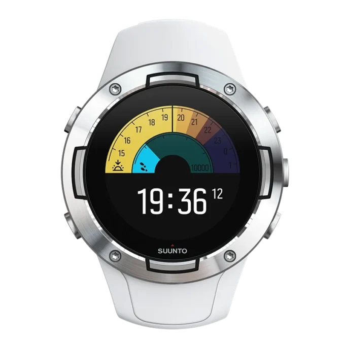 Suunto 5 White – kompakte GPS-Sportuhr mit hervorragender Akkulaufzeit
