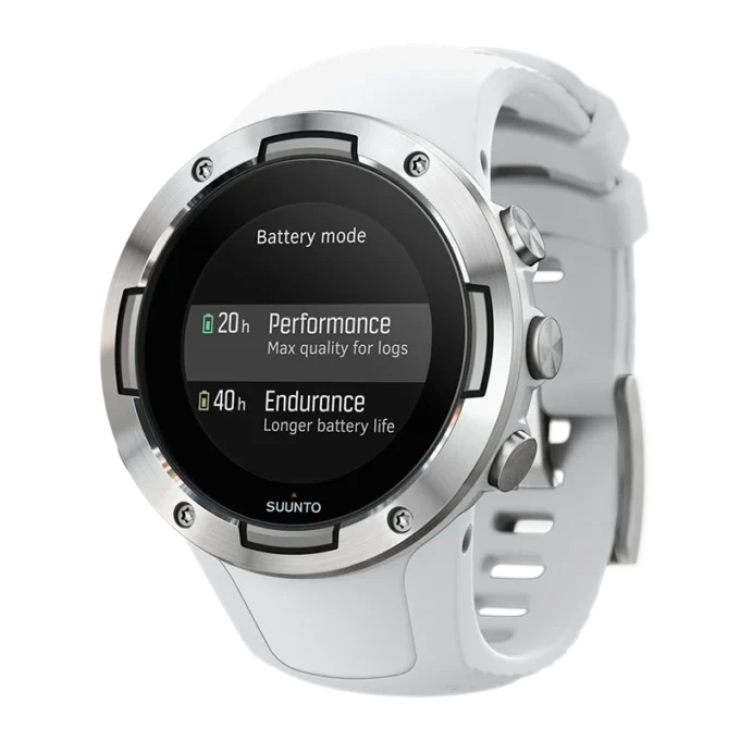 Suunto 5 White – kompakte GPS-Sportuhr mit hervorragender Akkulaufzeit