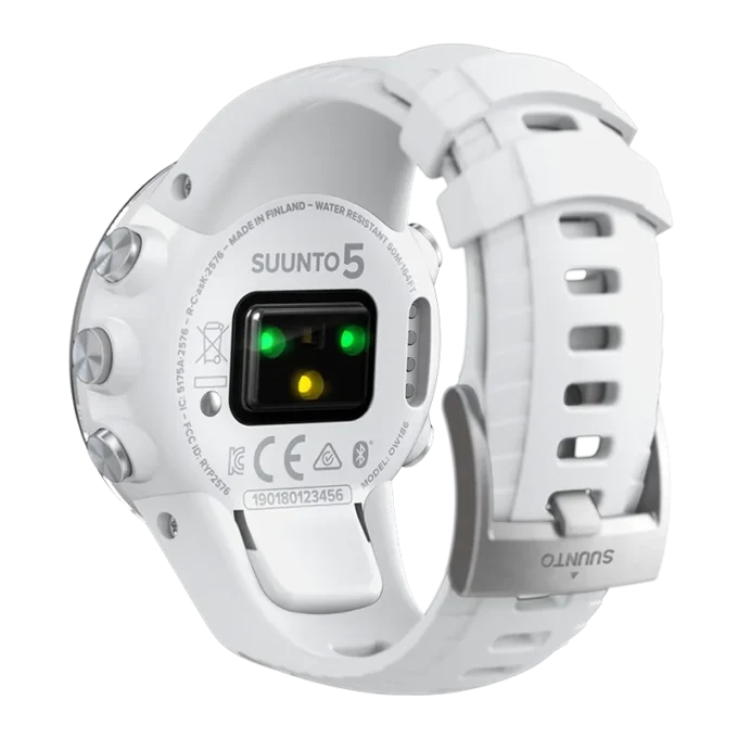 Suunto 5 White – kompakte GPS-Sportuhr mit hervorragender Akkulaufzeit