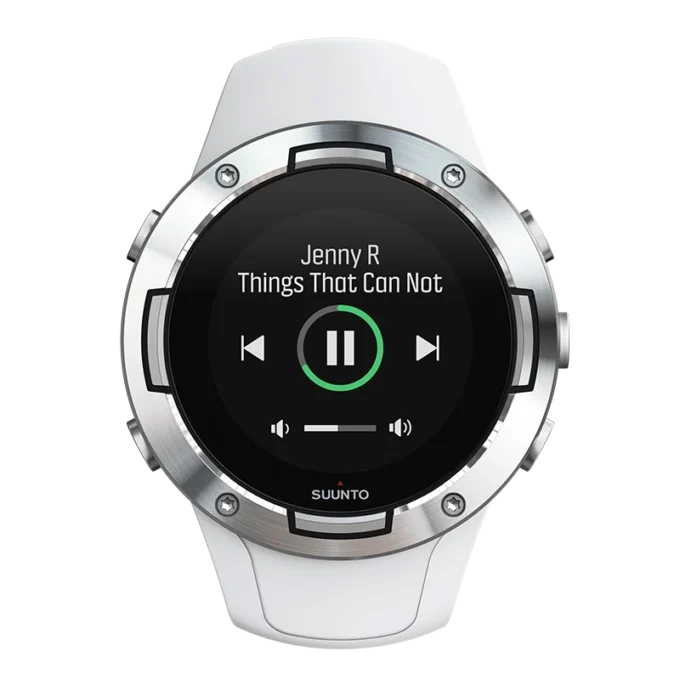 Suunto 5 White – kompakte GPS-Sportuhr mit hervorragender Akkulaufzeit