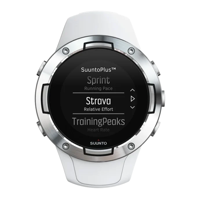Suunto 5 White – kompakte GPS-Sportuhr mit hervorragender Akkulaufzeit