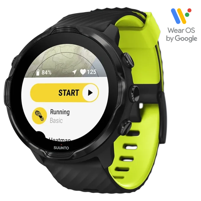 Suunto 7 Black Lime – Smartwatch mit vielseitigen Sportfunktionen Suunto 7 Black Lime – Smartwatch mit vielseitigen Sportfunktionen