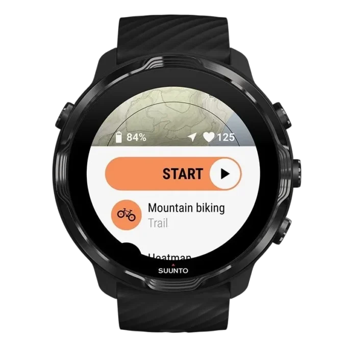 Suunto 7 schwarz – Smartwatch mit vielseitigem Sporterlebnis