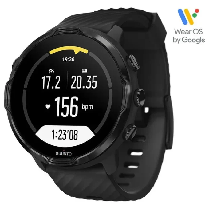 Suunto 7 schwarz – Smartwatch mit vielseitigem Sporterlebnis