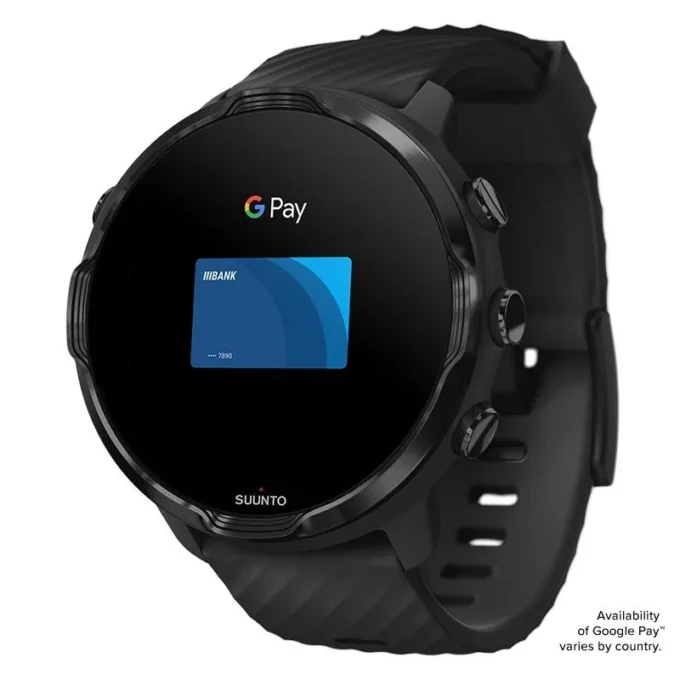 Suunto 7 schwarz – Smartwatch mit vielseitigem Sporterlebnis