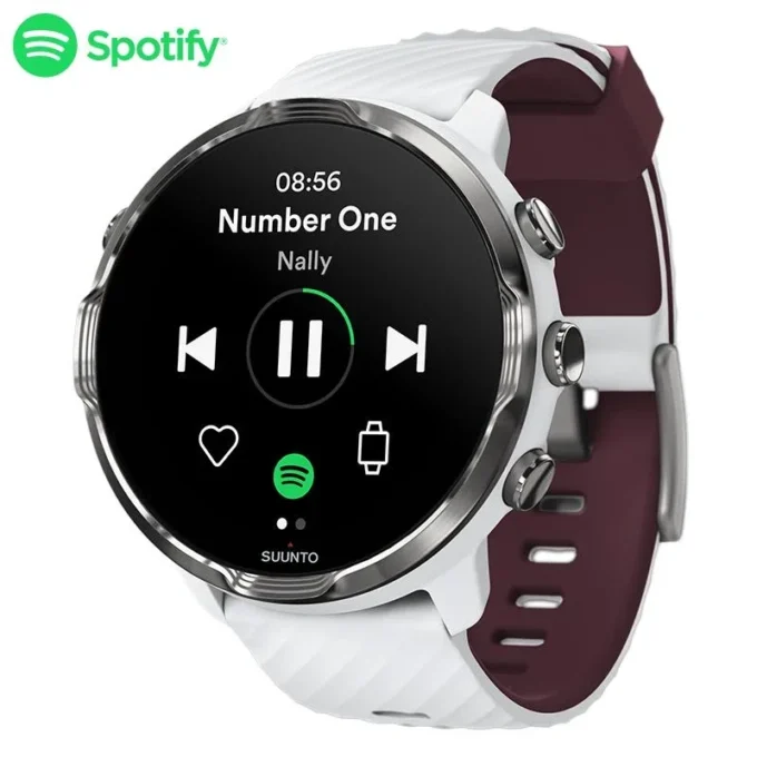 Suunto 7 White Burgundy – Smartwatch mit vielseitiger Sportfunktionalität Suunto 7 White Burgundy – Smartwatch mit vielseitiger Sportfunktionalität