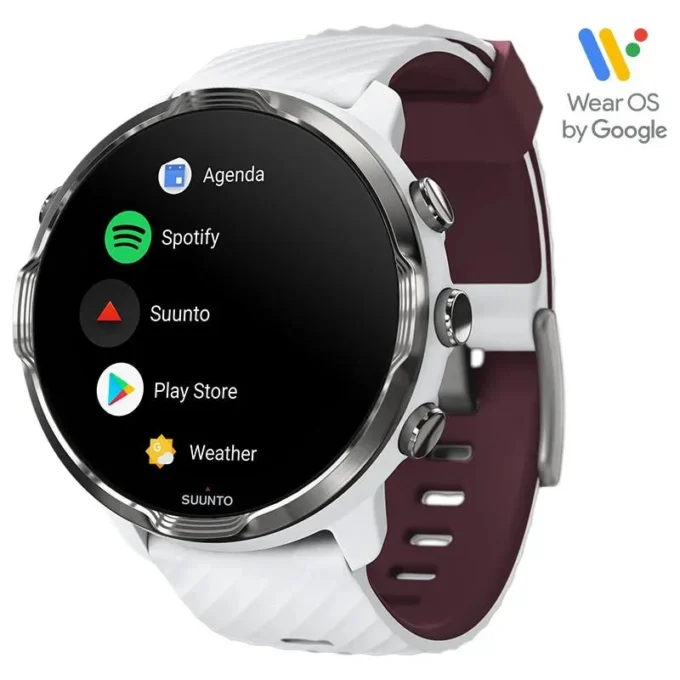 Suunto 7 White Burgundy – Smartwatch mit vielseitiger Sportfunktionalität Suunto 7 White Burgundy – Smartwatch mit vielseitiger Sportfunktionalität