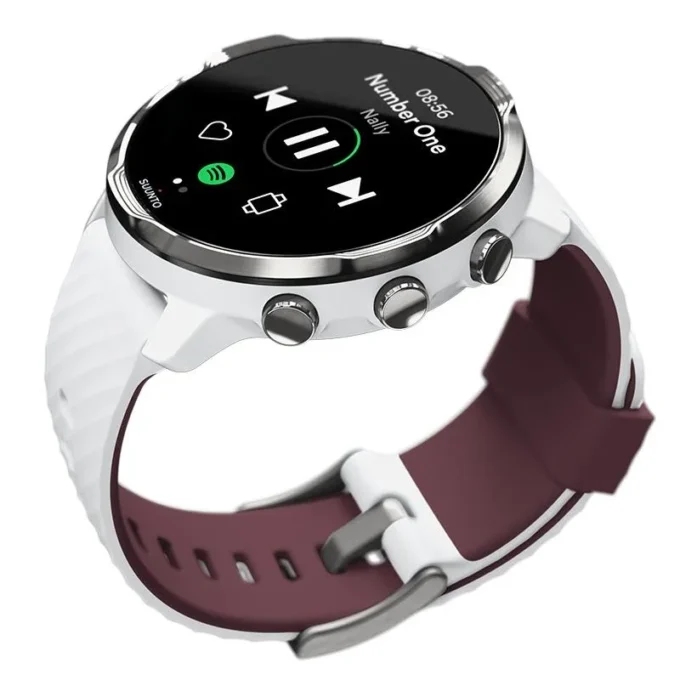 Suunto 7 White Burgundy – Smartwatch mit vielseitiger Sportfunktionalität Suunto 7 White Burgundy – Smartwatch mit vielseitiger Sportfunktionalität
