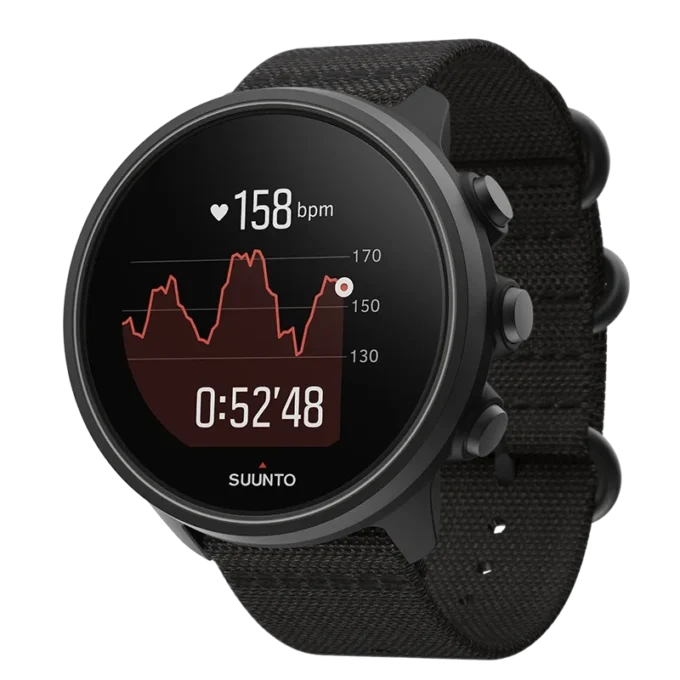 Suunto 9 Baro Charcoal Black Titan – robuste GPS-Uhr