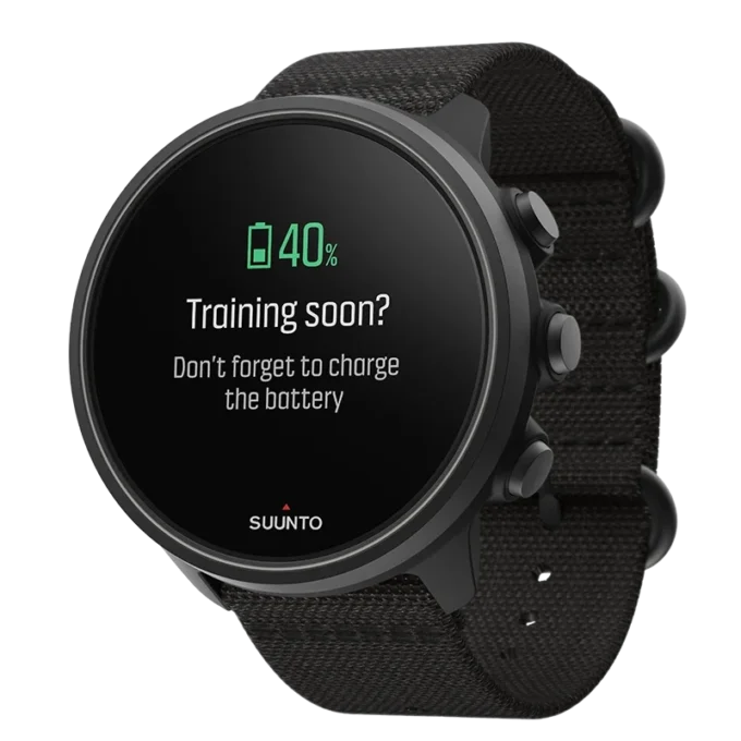 Suunto 9 Baro Charcoal Black Titan – robuste GPS-Uhr
