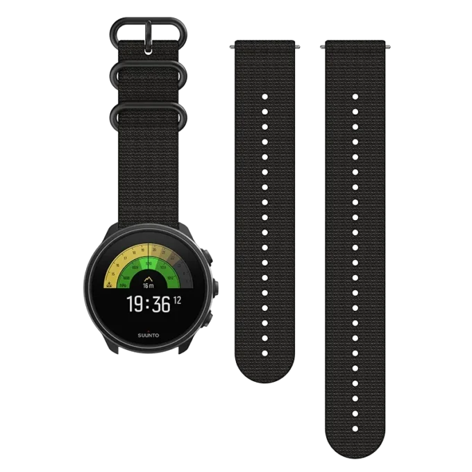 Suunto 9 Baro Charcoal Black Titan – robuste GPS-Uhr