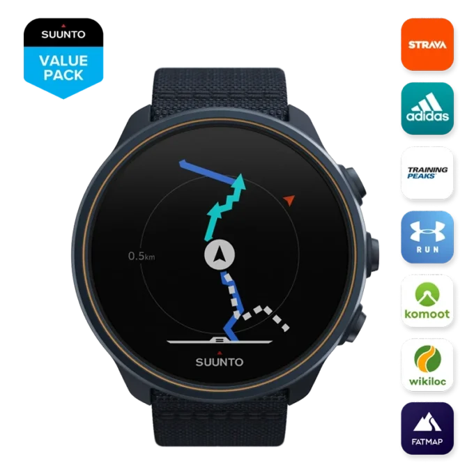 Suunto 9 Baro Granite Blue Titanium – GPS-Uhr für Ultra-Ausdauer Suunto 9 Baro Granite Blue Titanium – GPS-Uhr für Ultra-Ausdauer