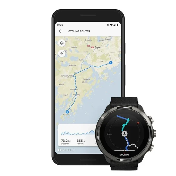 Suunto 9 Baro Titanium Leder Suunto 9 Baro Titanium Leder
