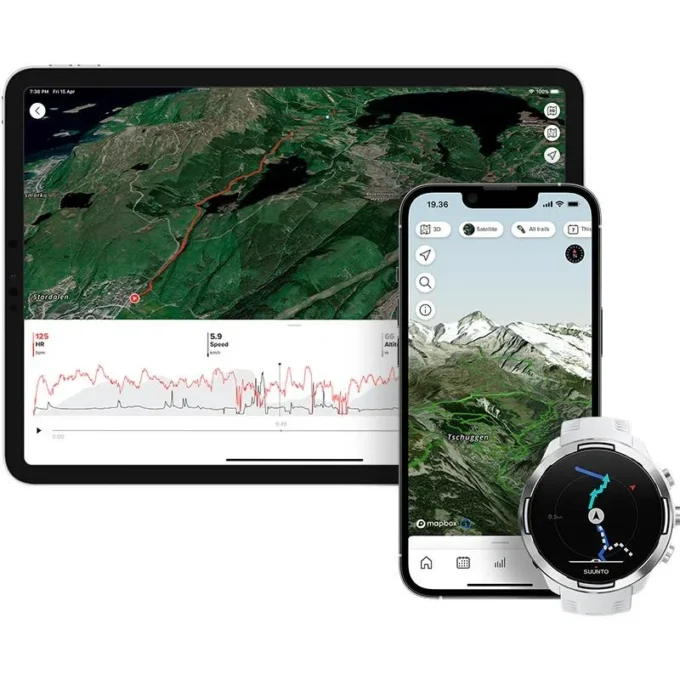 Suunto 9 Baro White – GPS-Sportuhr mit langer Akkulaufzeit Suunto 9 Baro White – GPS-Sportuhr mit langer Akkulaufzeit