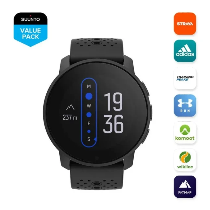 Suunto 9 Peak All Black – ultradünne, kleine, robuste GPS-Sportuhr Suunto 9 Peak All Black – ultradünne, kleine, robuste GPS-Sportuhr