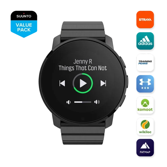 Suunto 9 Peak Full Titanium Black – ultradünne und robuste GPS-Sportuhr