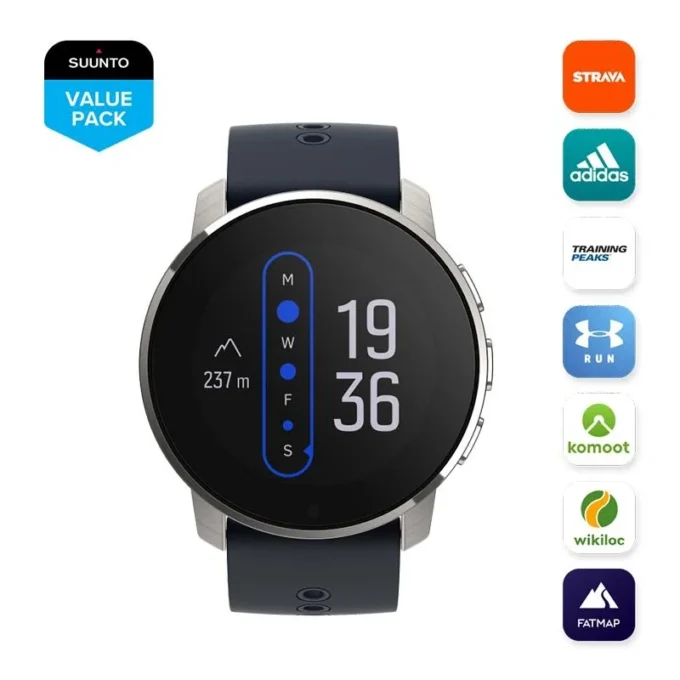 Suunto 9 Peak Granite Blue Titanium – ultradünne, kleine, robuste GPS-Sportuhr Suunto 9 Peak Granite Blue Titanium – ultradünne, kleine, robuste GPS-Sportuhr
